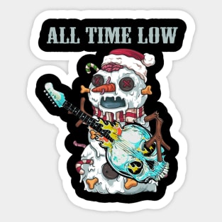 ALL TIME LOW BAND XMAS Sticker